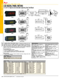 Thumbnail of document Data Sheet - DPML LCD Digital Panel Meter